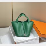 Designer Hermes Picotin Bags 18/22CM Silver Replica Best Online