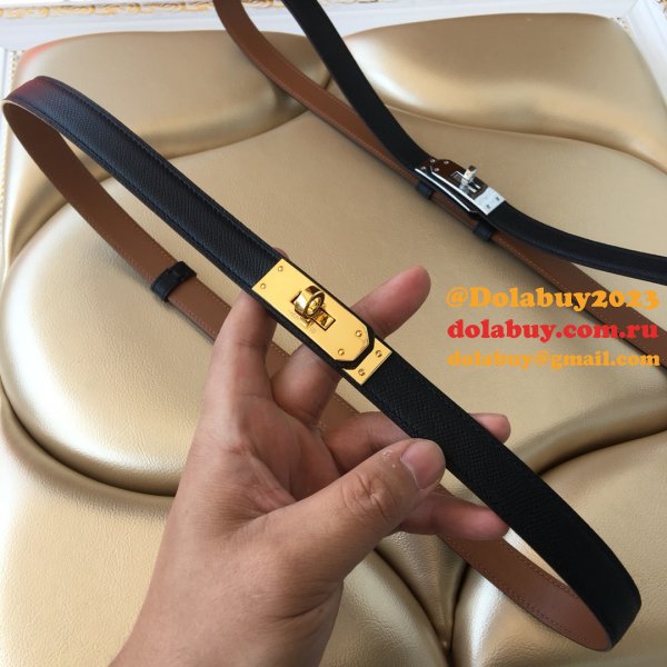 7 Star hottest selling hermes kelly thin belt 17mm