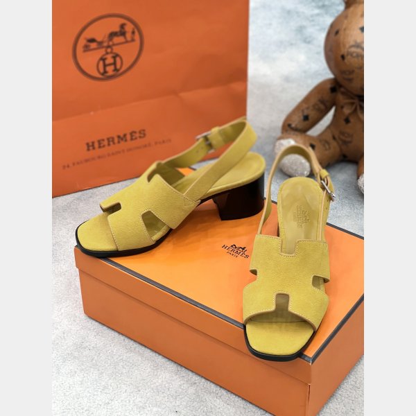 Eternite Slingback Sandals Luxury Hermes Replicas Shoes