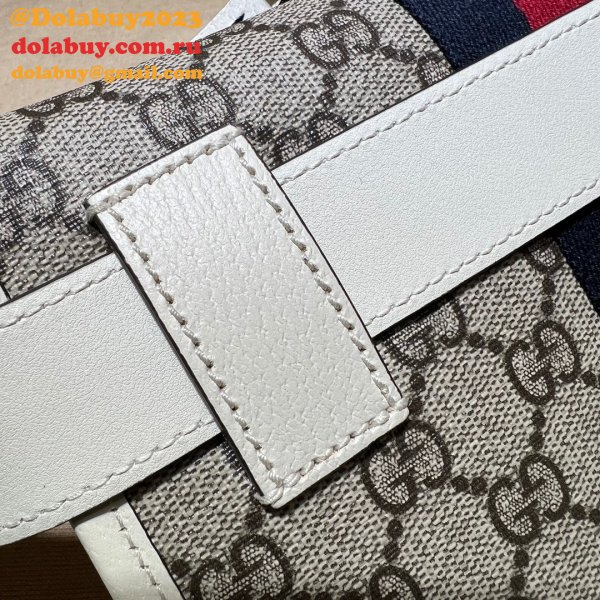 Best Quality Gucci Replica Ophidia belt bag 674081 GG supreme canvas