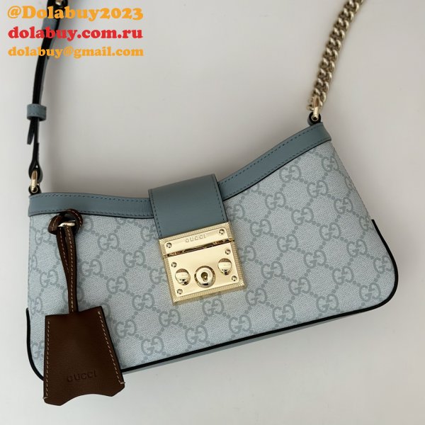 Padlock Fashion Gucci Duplicate Shoulder 811705 Bag