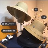 Wholesale CC design Fine straw woven hat bow