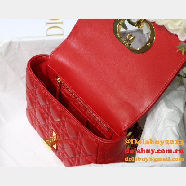 Knockoff Dior Caro High Quality Red Bag