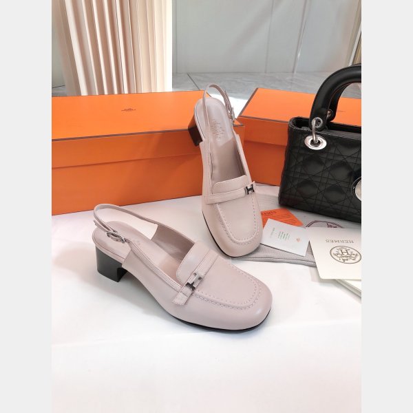 Mooz Pumps Hermes Groupie Mule Designer Replica Shoes